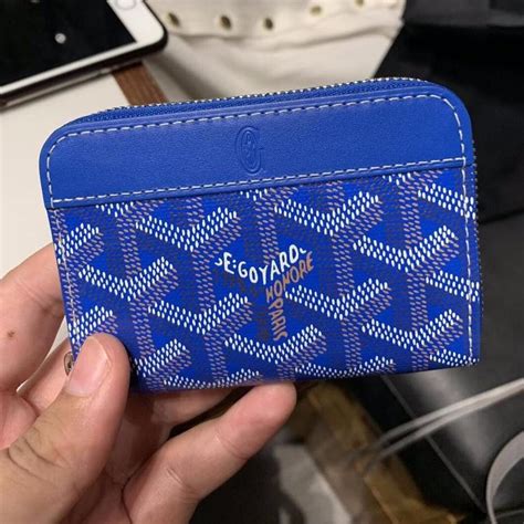 goyard small wallet with zipper|Goyard wallet retail price.